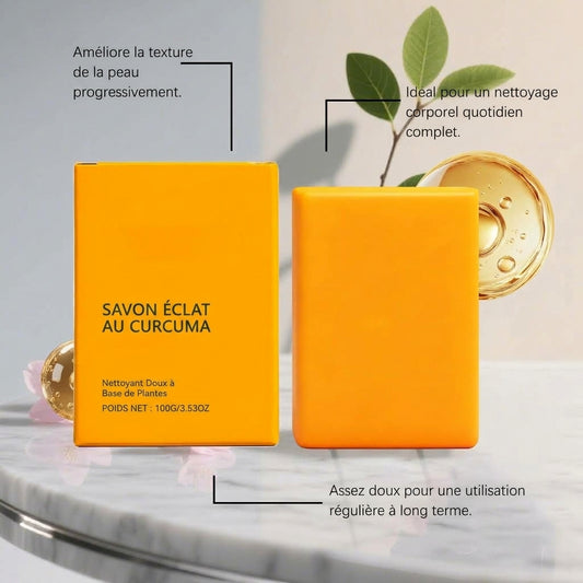 Le Savon au Curcuma pour une Peau Éclatante